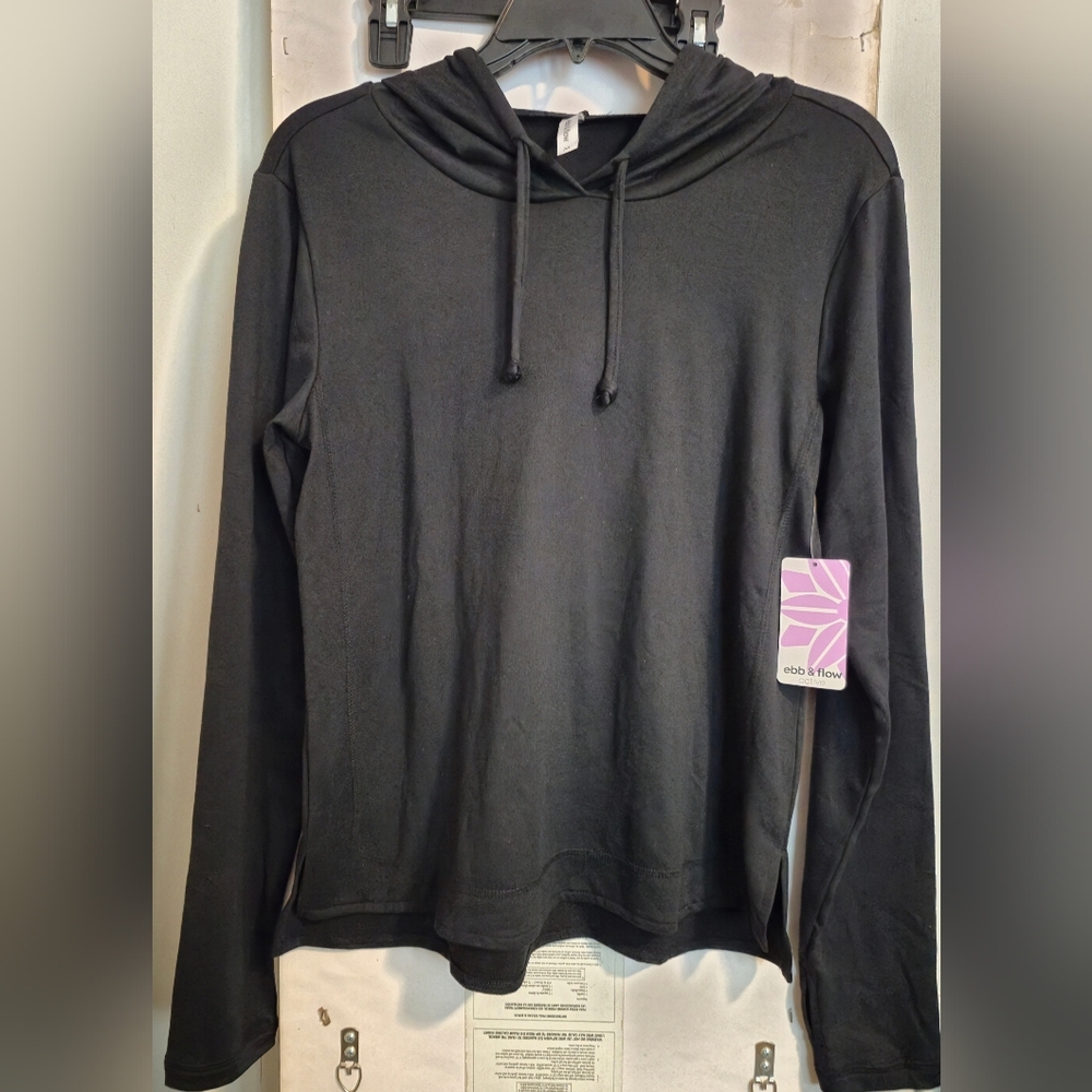 Black Long Sleeve Hoodie Size Medium